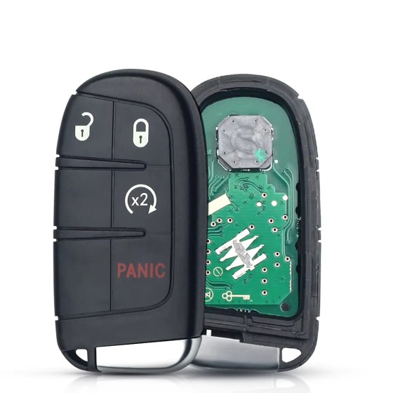 2015-2021 Jeep Renegade / 4-Button 4A Chip 433Mhz Smart Key / PN: 6BY88DX9AA / M3N-40821302 (AFTERMARKET)